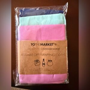 3/$20 - Reusable 3 Gift Wrapping Cloths